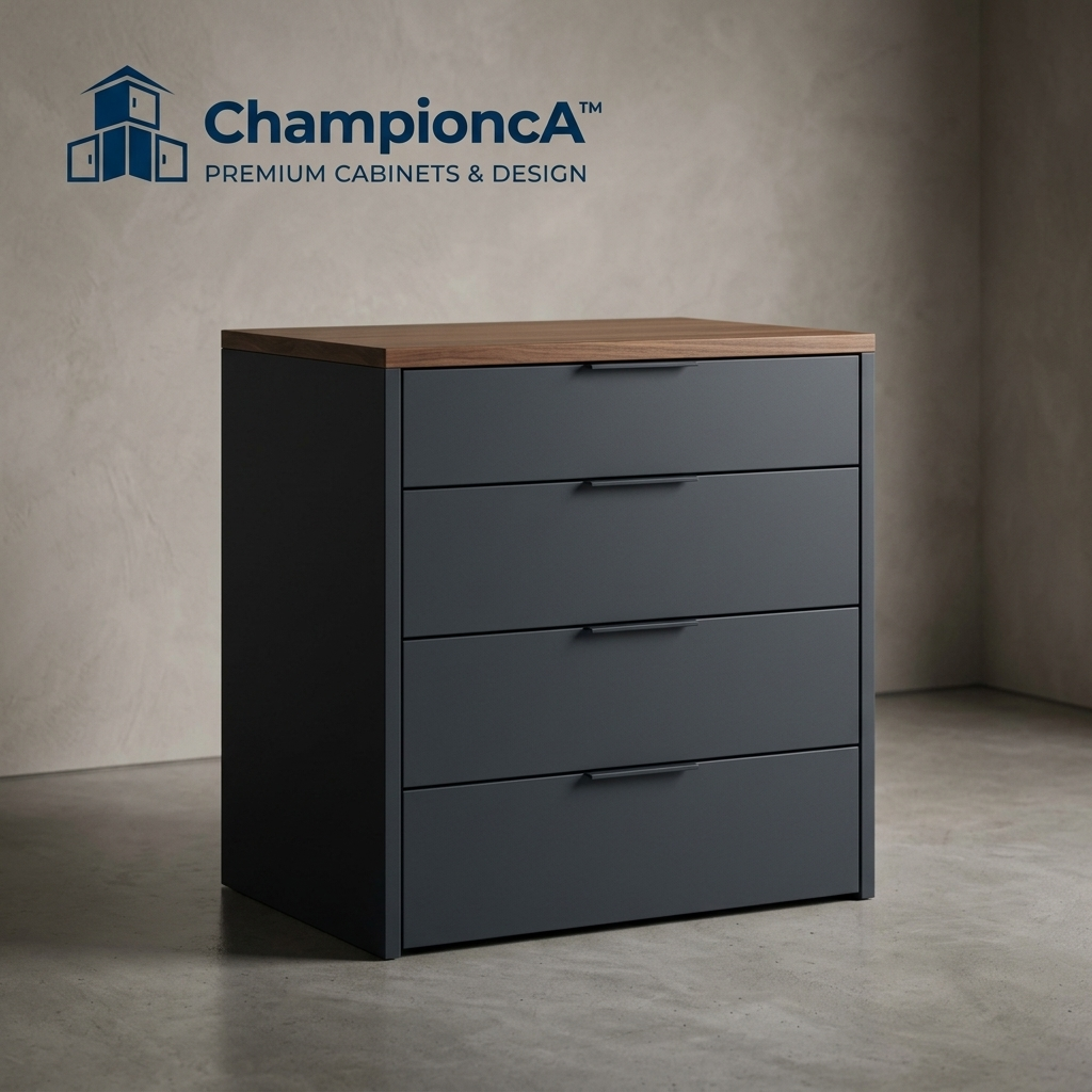 Championca™ Urban Matte 4-Drawer Utility Cabinet