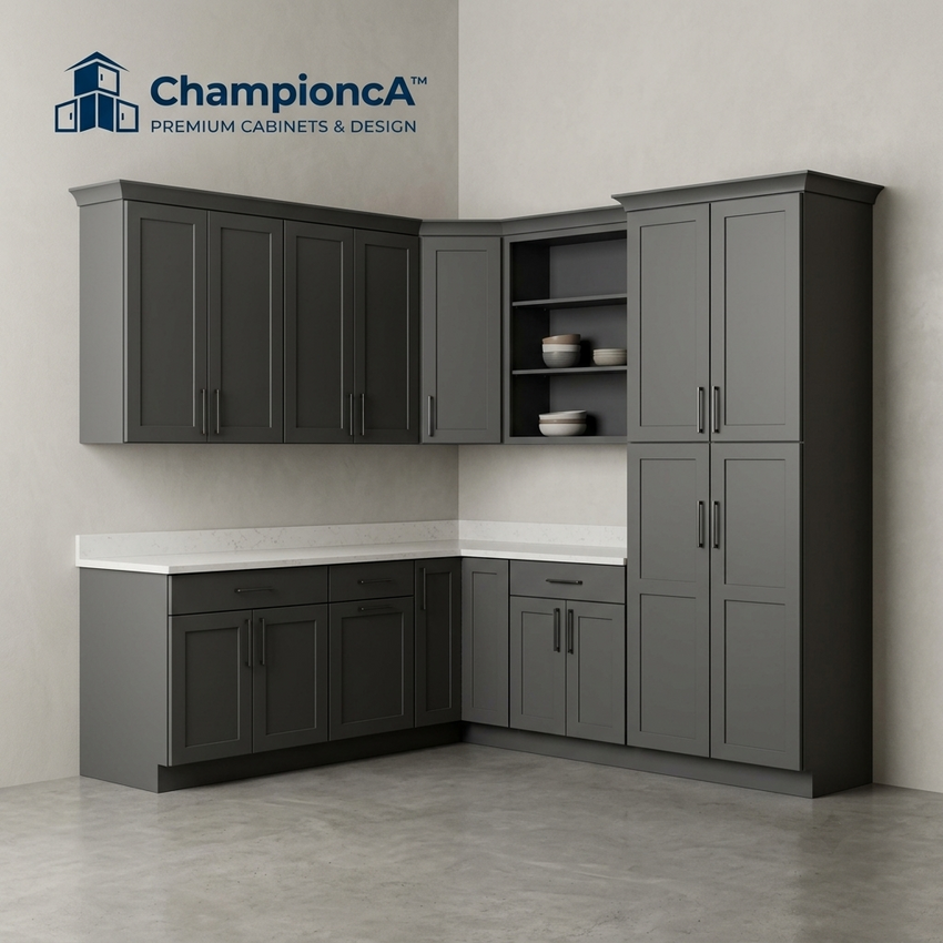 Championca™ CornerCraft Modular Kitchen Cabinet Set
