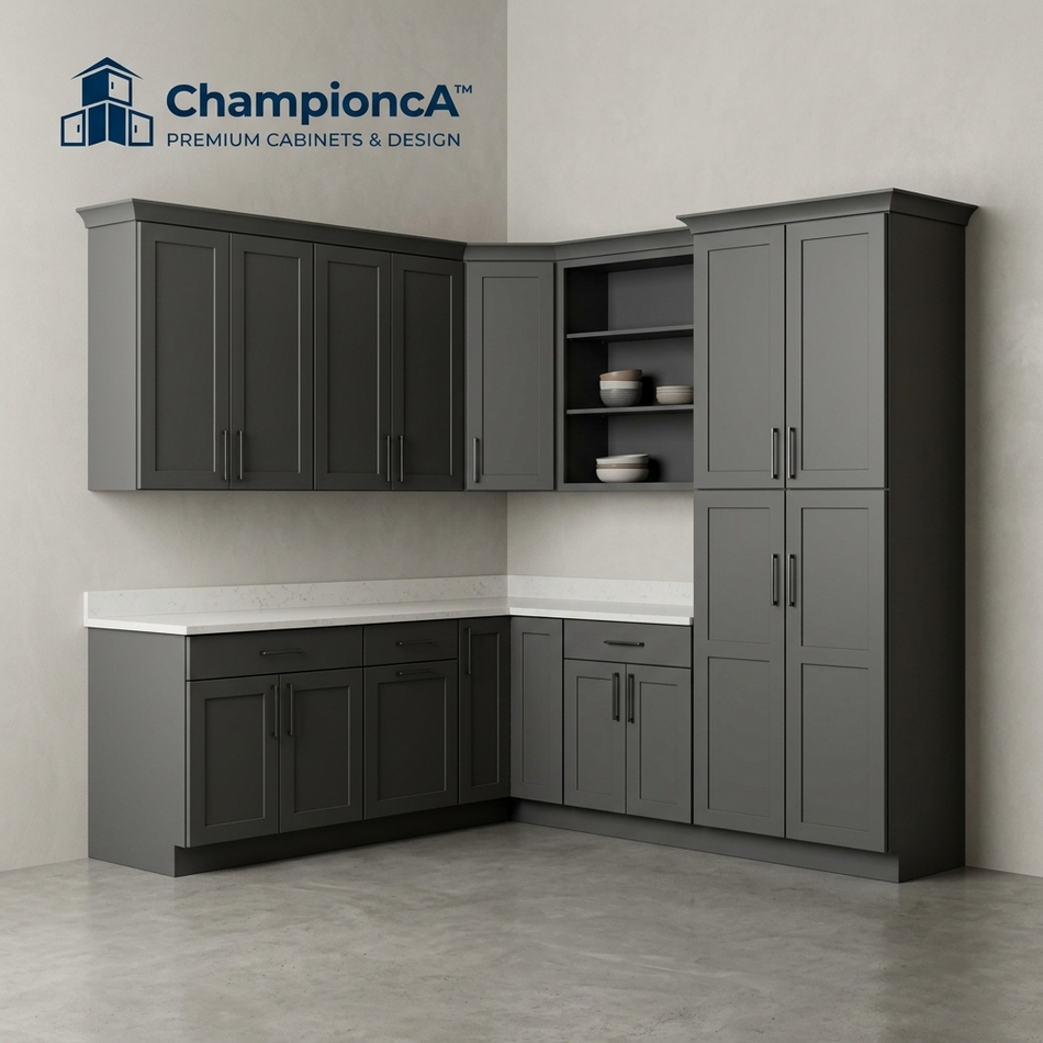 Championca™ CornerCraft Modular Kitchen Cabinet Set