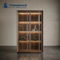 Championca™ LuxeView Illuminated Glass Display Cabinet